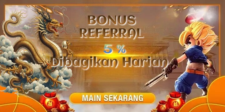 BONUS REFERRAL 5% TERBESAR